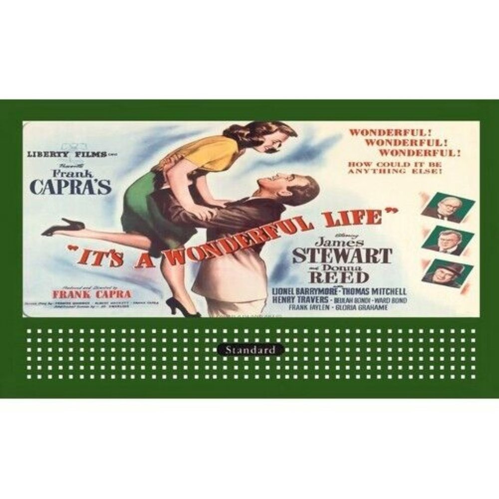 LIONEL STYLE BILLBOARD INSERT IT'S A WONDERFUL LIFE & AMERICAN FLYER